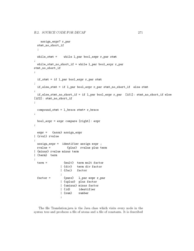 Compiler Design: Theory, Tools, and Examples - Page 271